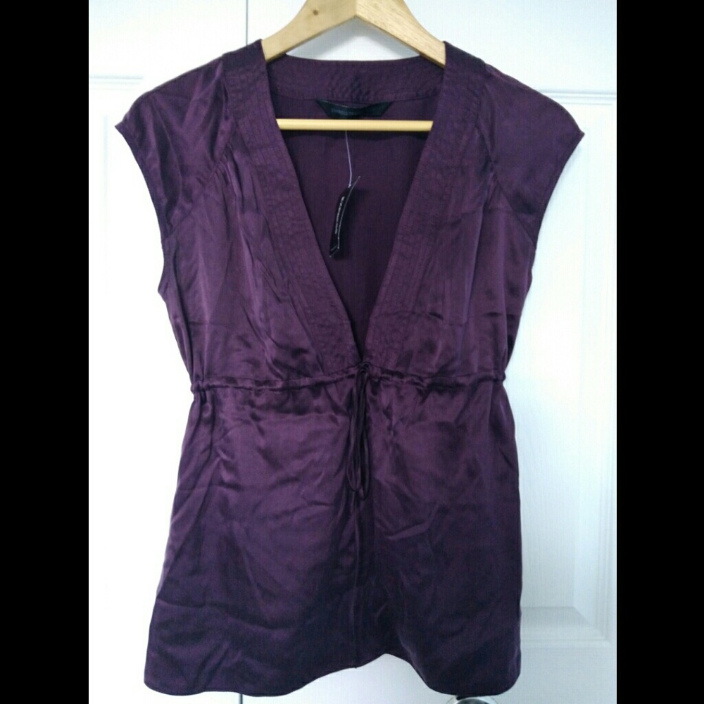 NWT Express silk blouse sz Med